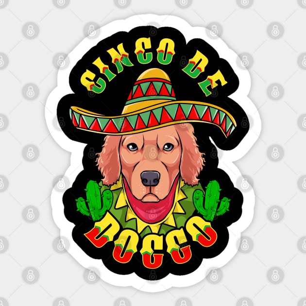 Cinco de Doggo Funny Labrador Dog for Cinco de Mayo graphic Sticker by creative